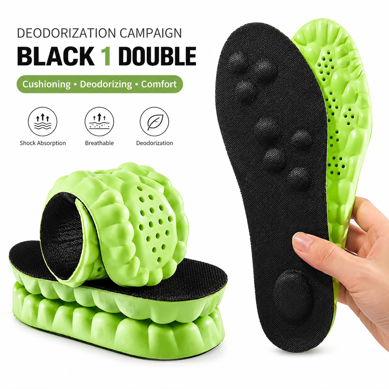 AirCush™ Shock Relief Insoles