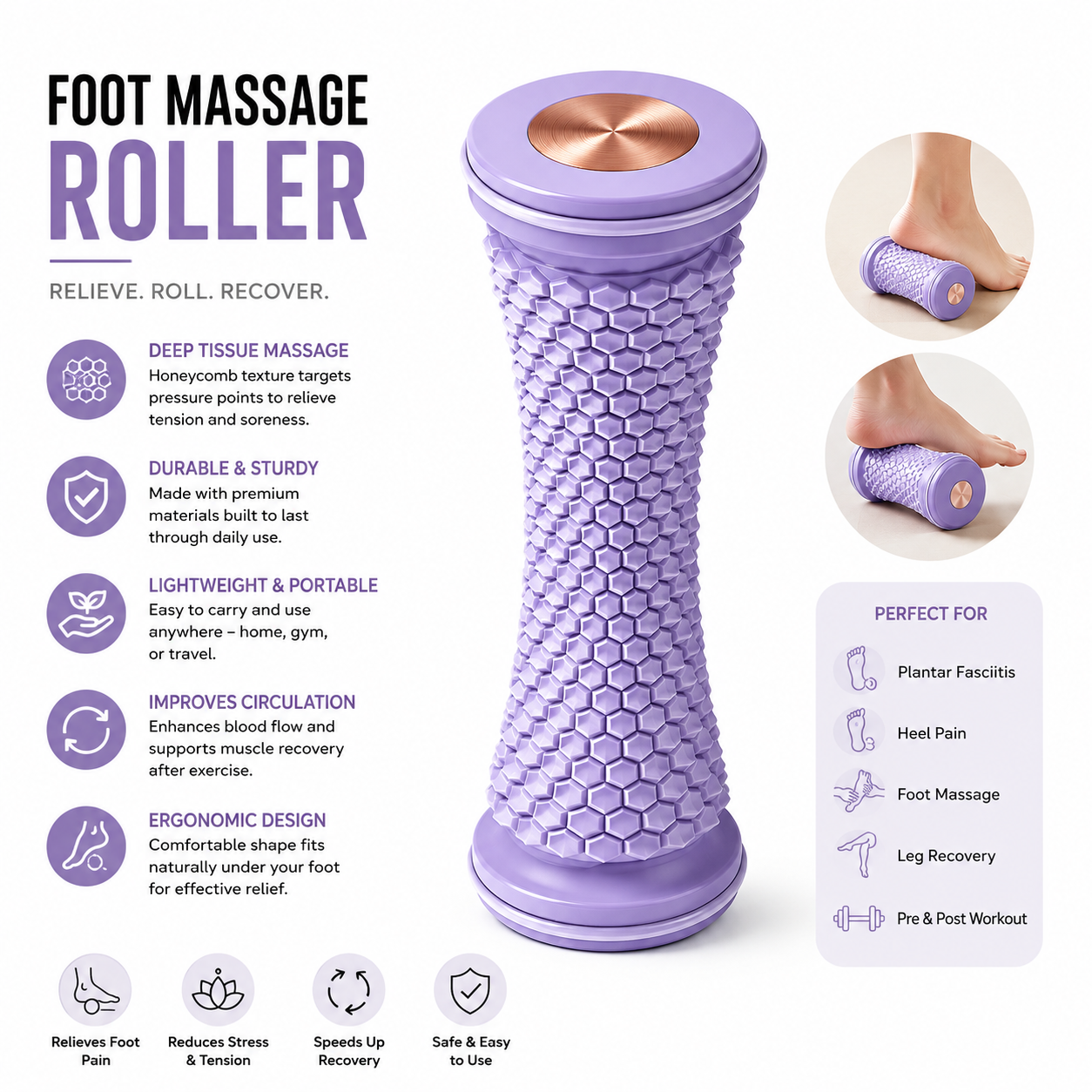 ReviveRoll™ Foot Recovery Roller