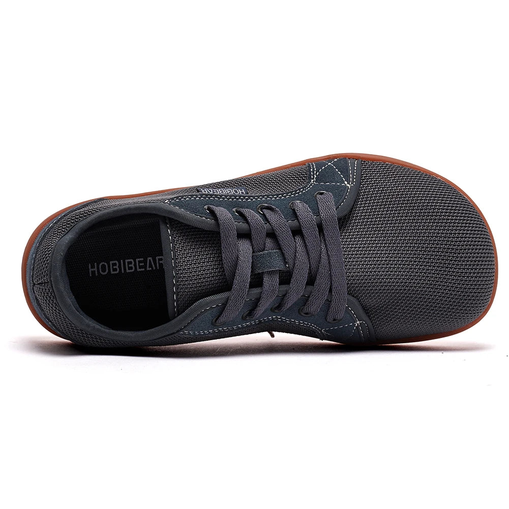 HOBIBEAR Unisex Wide Toe Barefoot Shoes for Men Women Outdoor Trail Running Minimalist Walking Shoes Lightweight and Breathable